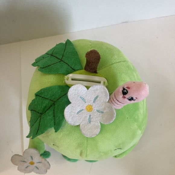 Shopkins Green Apple Bloom Plush COIN BANK & Stuffed Toy 2013 Moose Toys 12" - Picture 7 of 9